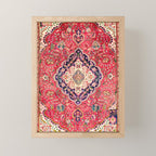 Tabriz Antique Persian Rug Print Mini Art Print Gallery Image 1