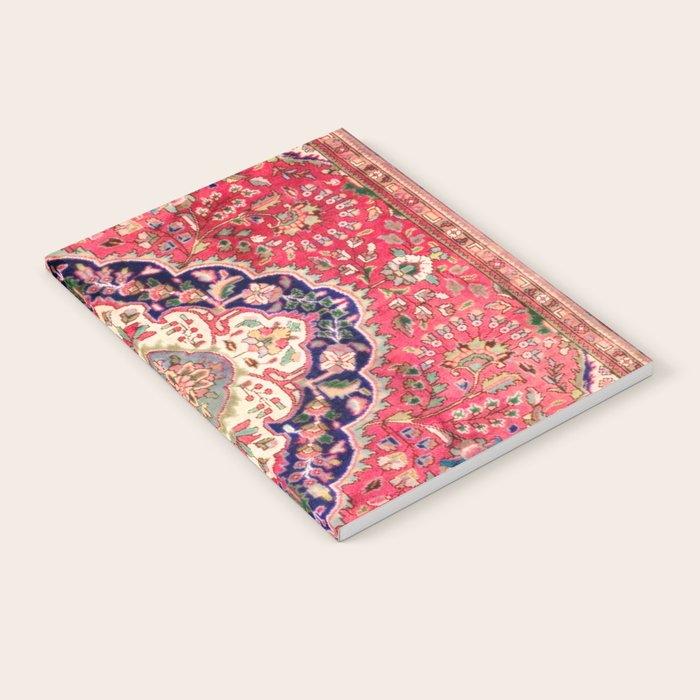 Tabriz Antique Persian Rug Print Notebook Gallery Image 2