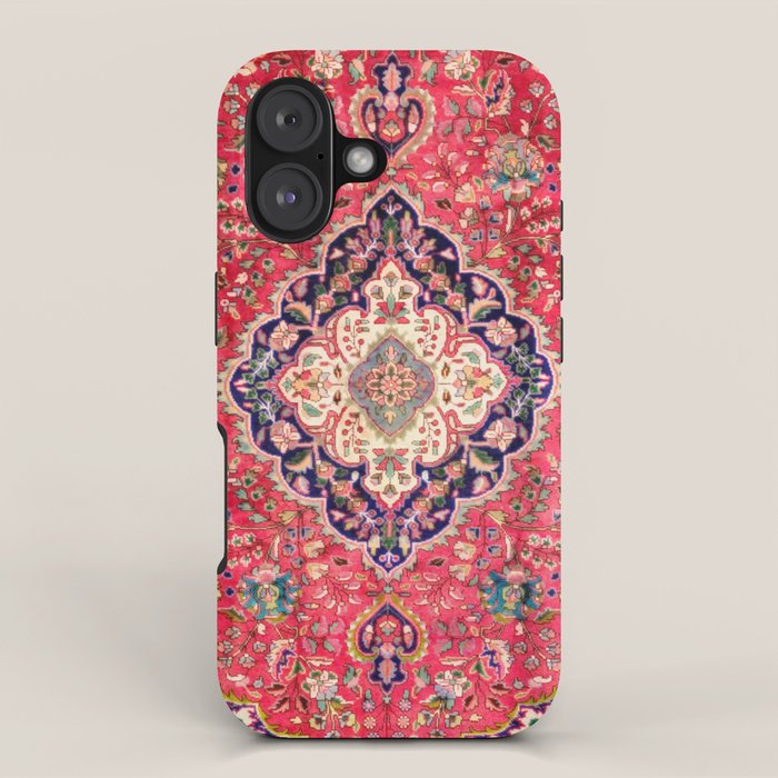 Tabriz Antique Persian Rug Print iPhone Case Gallery Image 1