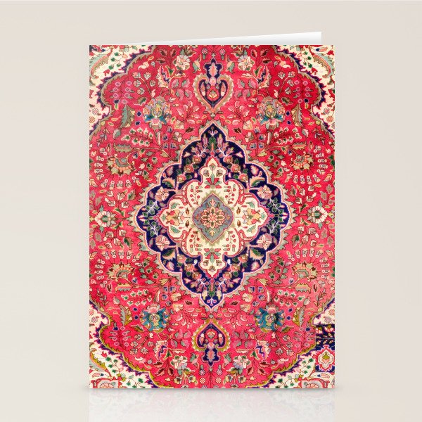 Tabriz Antique Persian Rug Print Stationery Card Gallery Image 2