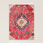 Tabriz Antique Persian Rug Print Stationery Card Gallery Image 2
