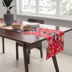 Tabriz Antique Persian Rug Print Table Runner Gallery Image 2