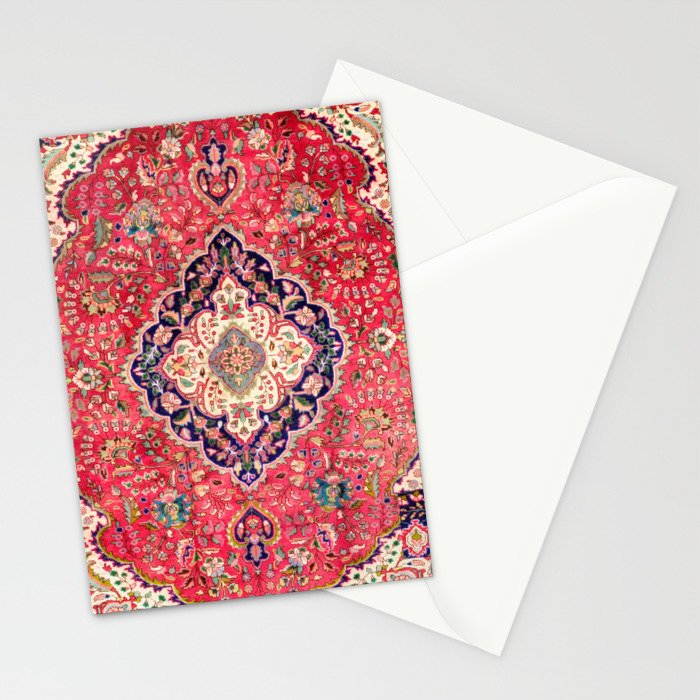 Tabriz Antique Persian Rug Print Stationery Card Gallery Image 2