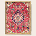 Tabriz Antique Persian Rug Print Serving Tray Gallery Image 1