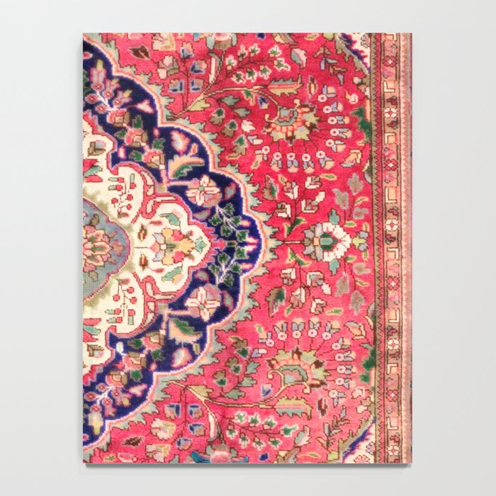 Tabriz Antique Persian Rug Print Notebook Gallery Image 4