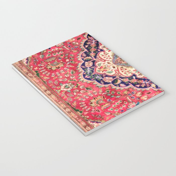 Tabriz Antique Persian Rug Print Notebook Gallery Image 3