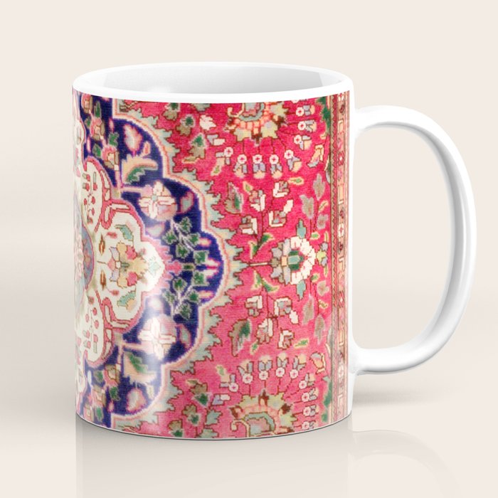 Tabriz Antique Persian Rug Print Coffee Mug Gallery Image 1