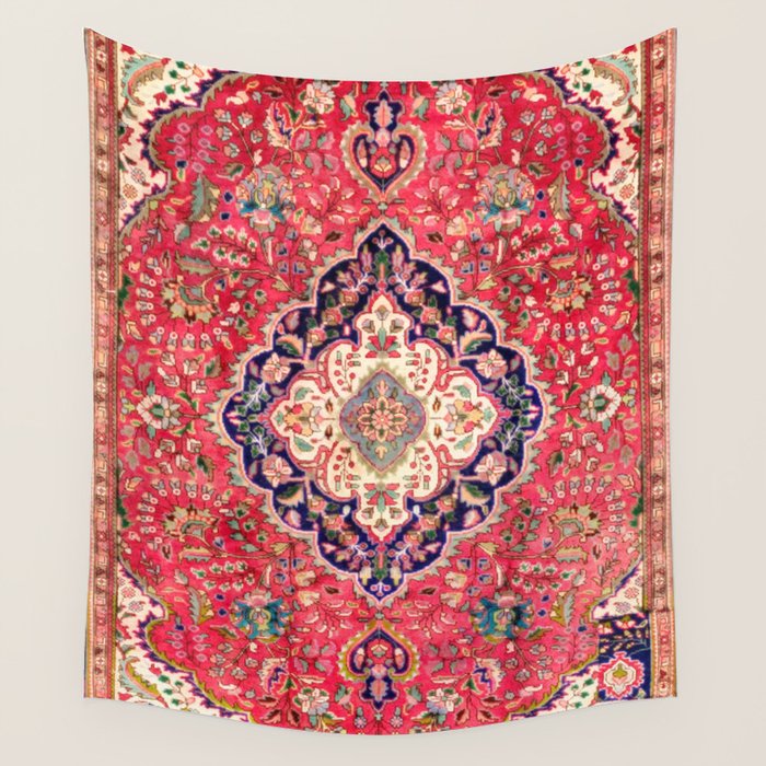 Tabriz Antique Persian Rug Print Wall Tapestry Gallery Image 4