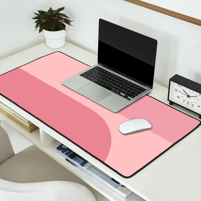 Modern Minimal Arch Abstract V Desk Mat Gallery Image 2