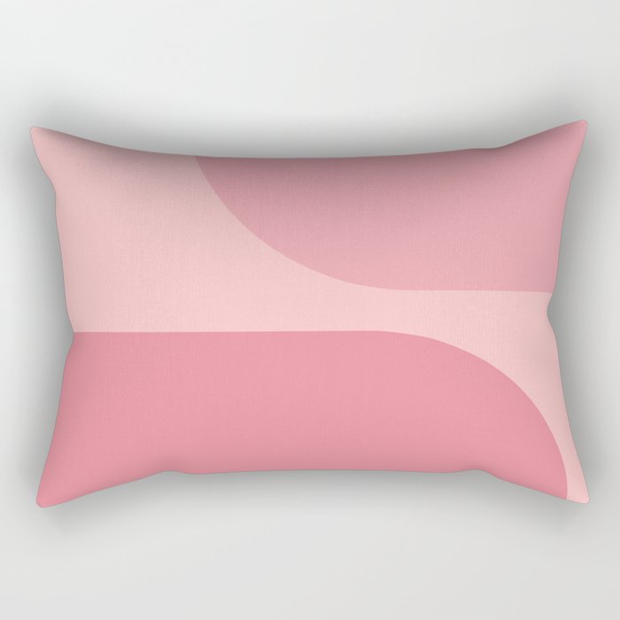 Modern Minimal Arch Abstract V Rectangular Pillow Gallery Image 2