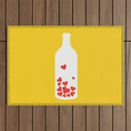 Message in a bottle Outdoor Rug Gallery Image 1