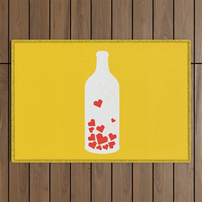 Message in a bottle Outdoor Rug Gallery Image 1