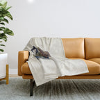 the little explorer Throw Blanket Gallery Image 1