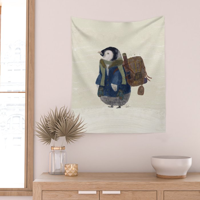 the little explorer Wall Tapestry Gallery Image 2