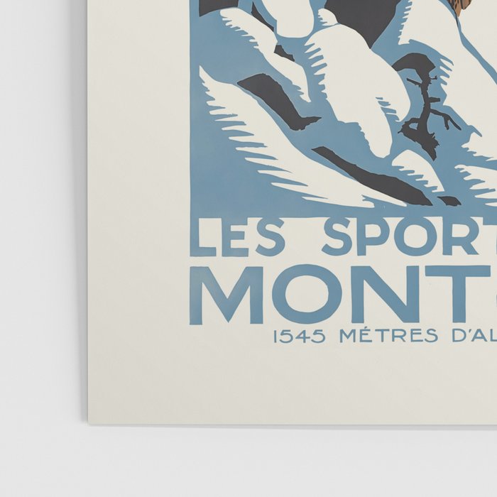 Mont Revard Vintage ski poster, 1920s Poster Gallery Image 3