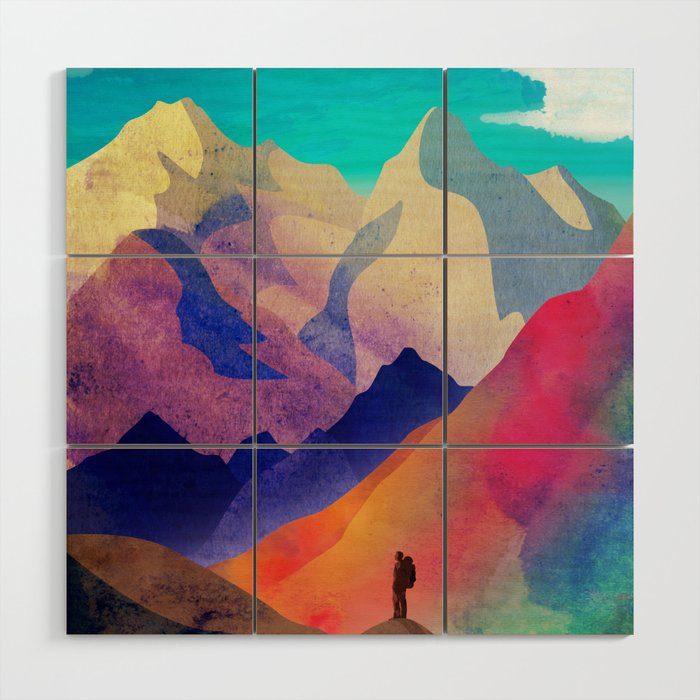 Hiking Wood Wall Art Gallery Image 1