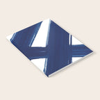 Indigo Abstract Brush Strokes | No. 3 Notebook Gallery Image 2