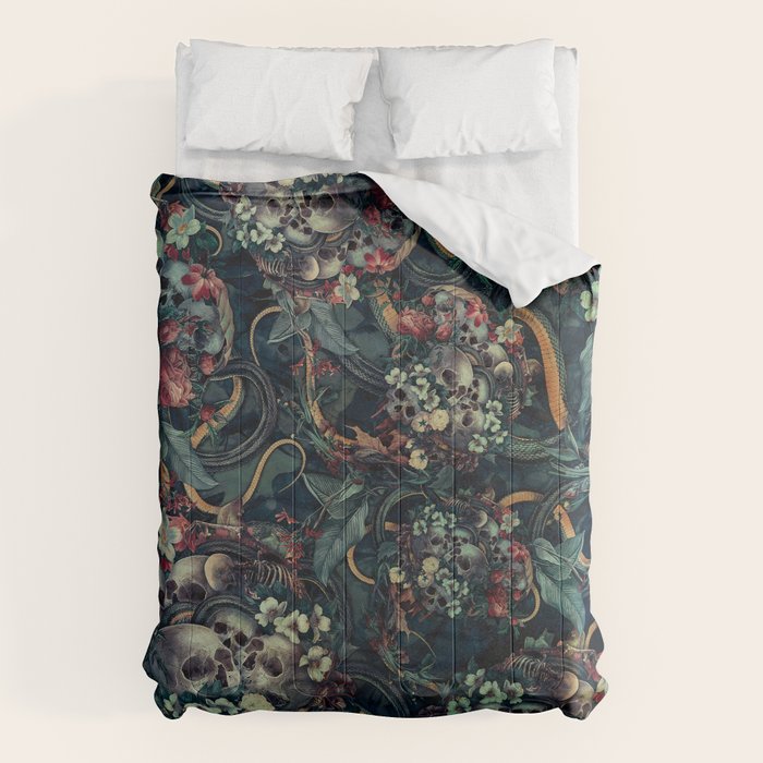 Skulls and Snakes Comforter Gallery Image 1