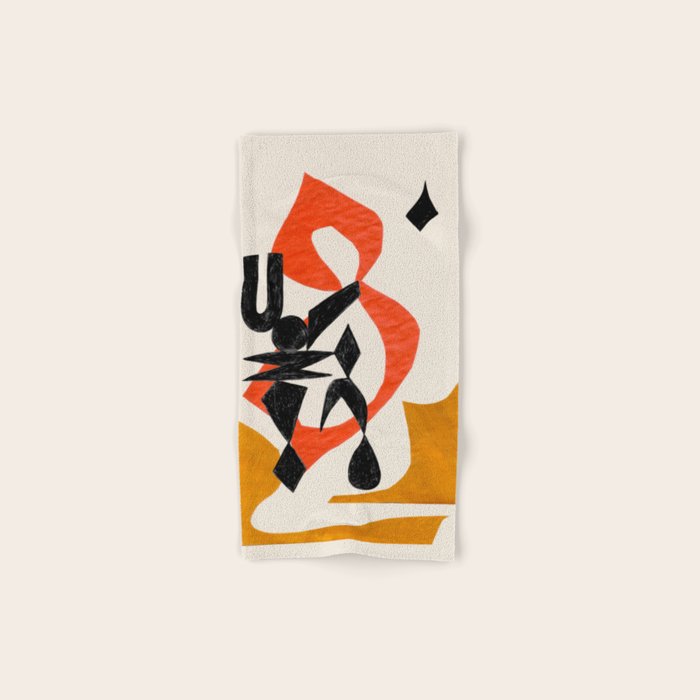Orange Jinn Bath Towel Gallery Image 1