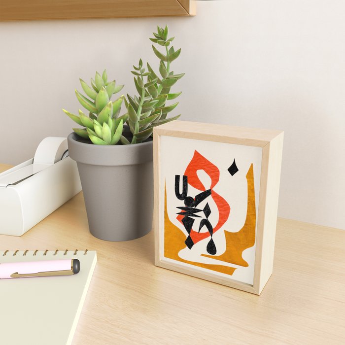 Orange Jinn Mini Art Print Gallery Image 2