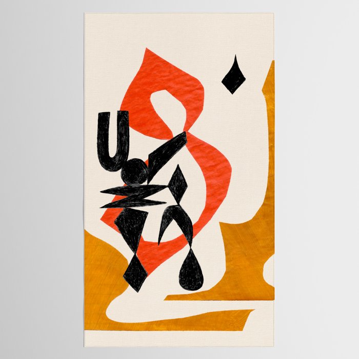 Orange Jinn Tablecloth Gallery Image 2