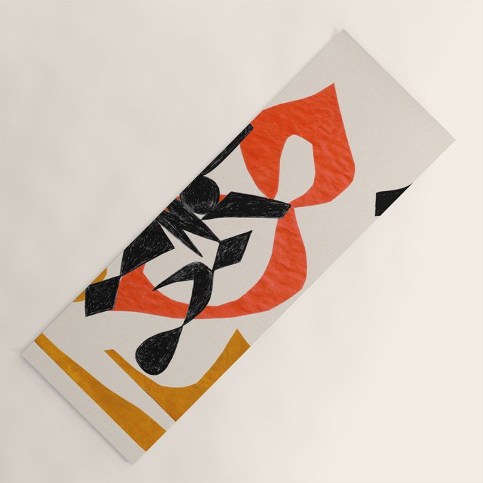 Orange Jinn Yoga Mat Gallery Image 1
