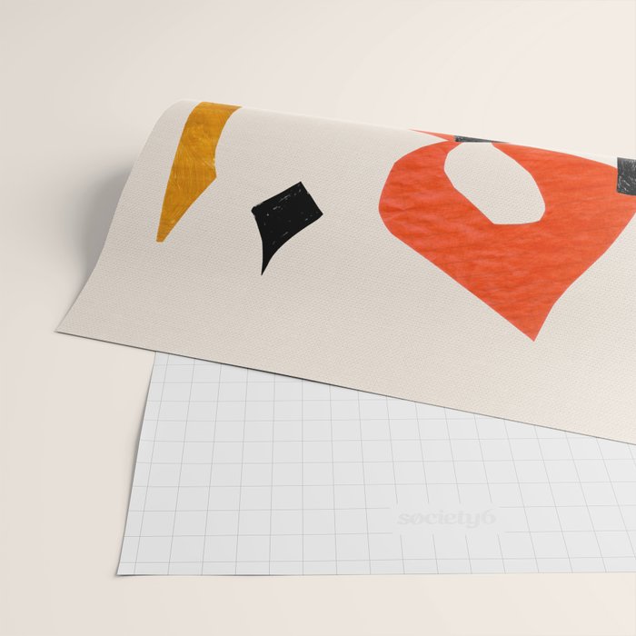 Orange Jinn Wrapping Paper Gallery Image 2