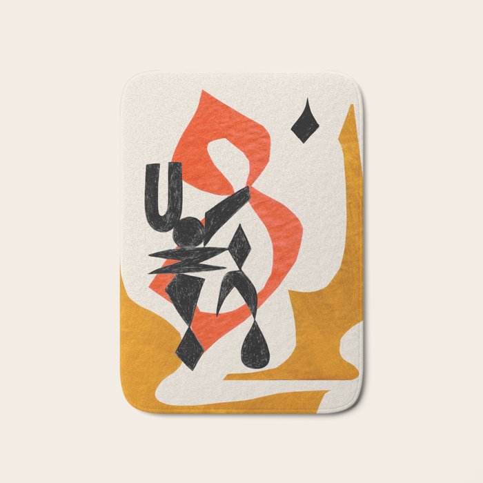 Orange Jinn Bath Mat Gallery Image 1