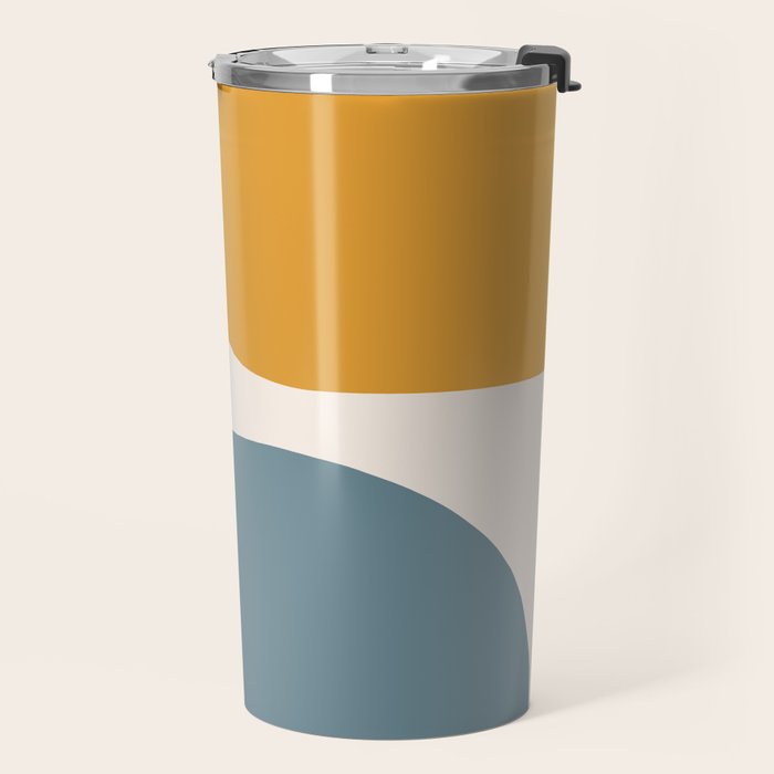Modern Minimal Arch Abstract LXVIII Travel Mug Gallery Image 2