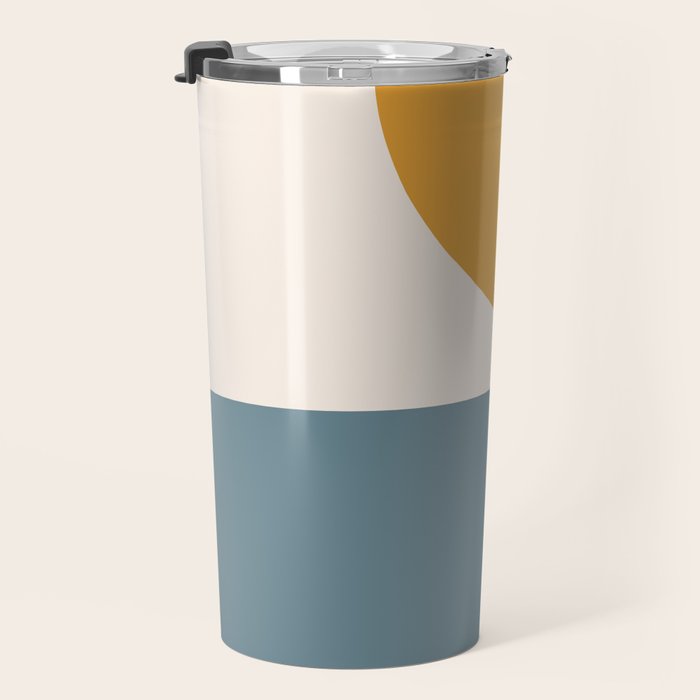 Modern Minimal Arch Abstract LXVIII Travel Mug Gallery Image 3