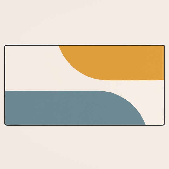 Modern Minimal Arch Abstract LXVIII Desk Mat Gallery Image 3