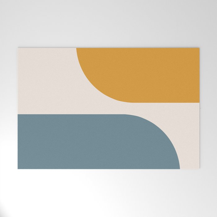 Modern Minimal Arch Abstract LXVIII Welcome Mat Gallery Image 1