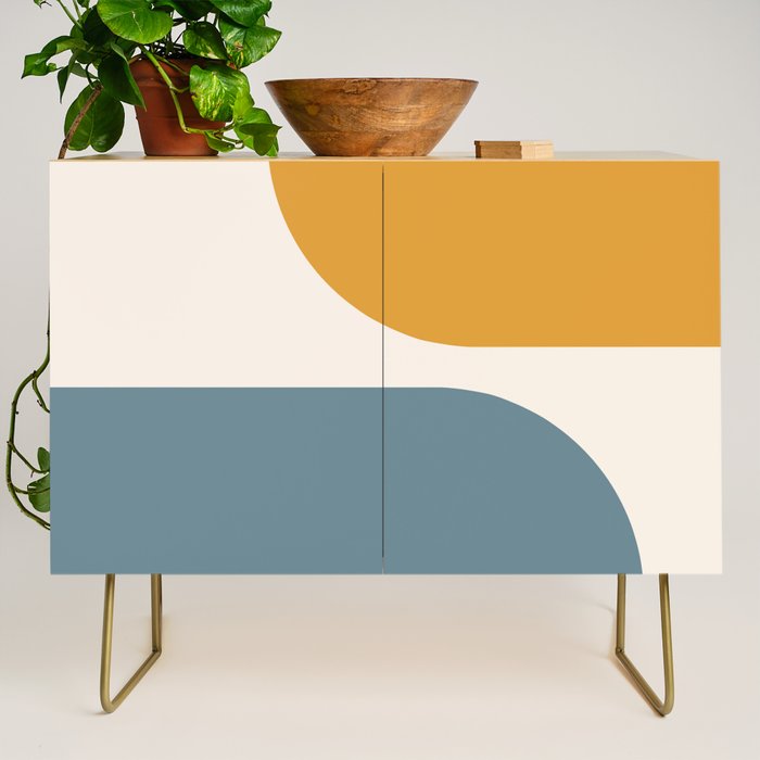Modern Minimal Arch Abstract LXVIII Credenza Gallery Image 1