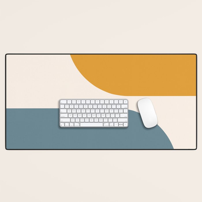 Modern Minimal Arch Abstract LXVIII Desk Mat Gallery Image 1