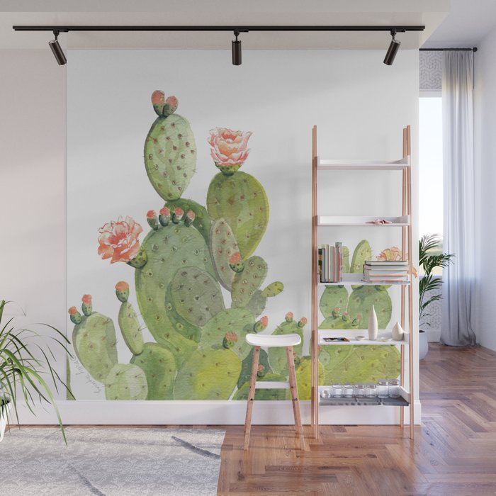 Cactus Wall Mural Gallery Image 1