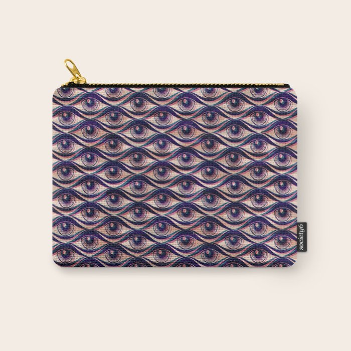 Hypnotized - vintage violet  Carry All Pouch Gallery Image 1