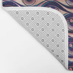 Hypnotized - vintage violet  Bath Mat Gallery Image 2
