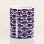 Hypnotized - vintage violet  Coffee Mug Gallery Image 4