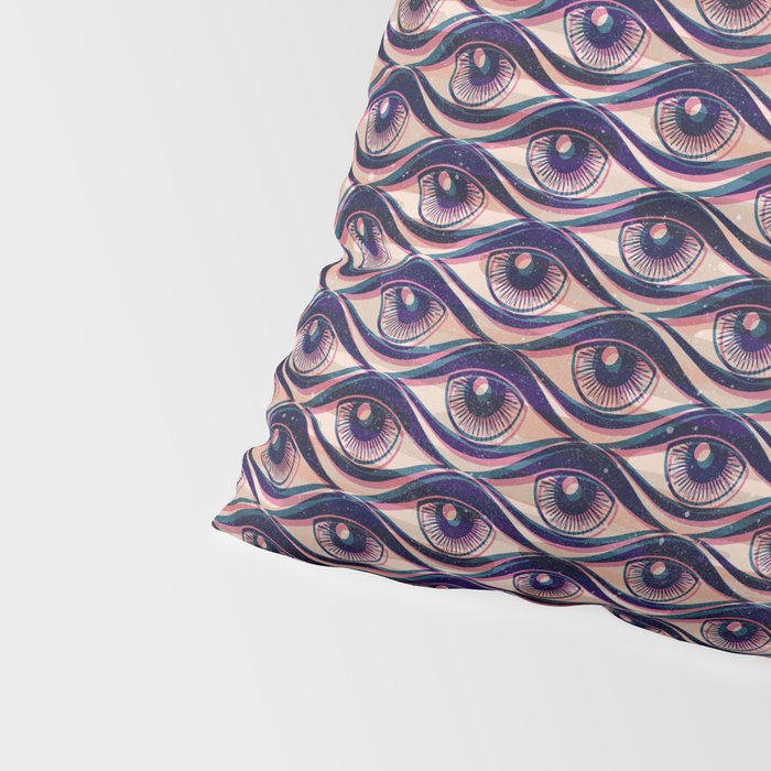 Hypnotized - vintage violet  Pillow Sham Gallery Image 4