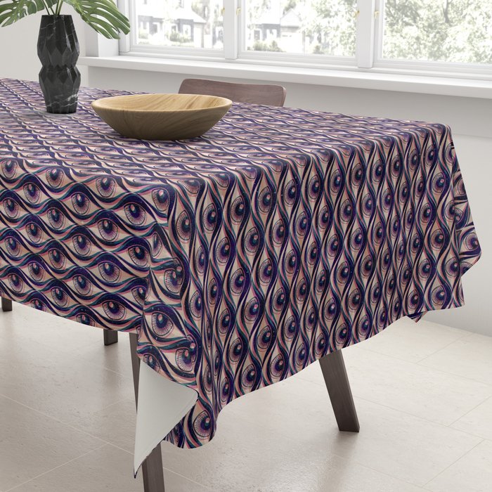 Hypnotized - vintage violet  Tablecloth Gallery Image 3