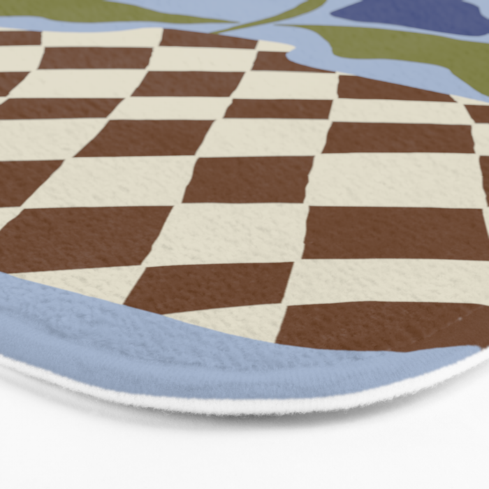 Big blooming flowerpot  Bath Mat Gallery Image 3