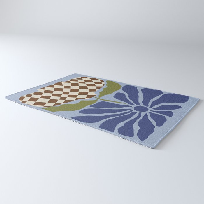 Big blooming flowerpot  Rug Gallery Image 3