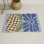 Big blooming flowerpot  Rug Gallery Image 1