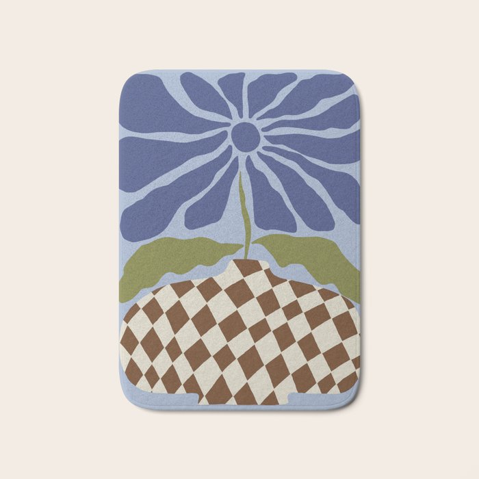 Big blooming flowerpot  Bath Mat Gallery Image 1
