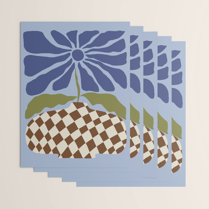 Big blooming flowerpot  Wrapping Paper Gallery Image 3