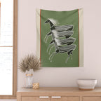 Horses in Stripes Wall Tapestry Gallery Image 2