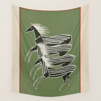 Horses in Stripes Wall Tapestry Gallery Image 4