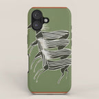 Horses in Stripes iPhone Case Gallery Image 1