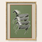 Horses in Stripes Serving Tray Gallery Image 1