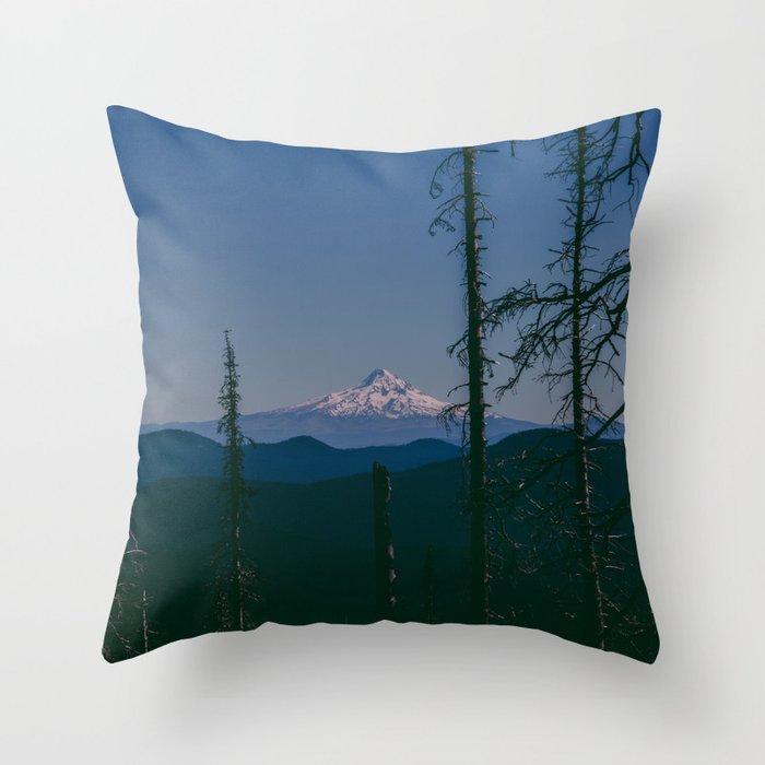 Mount Hood XIII Throw Pillow Gallery Image 6